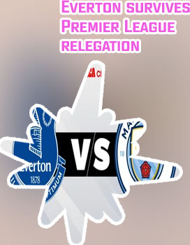Everton match now