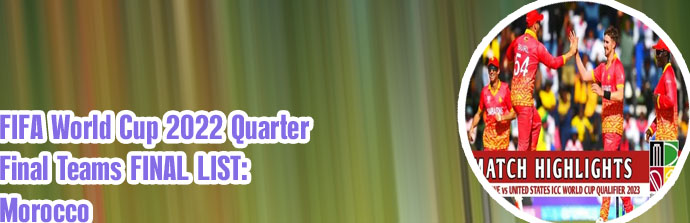 World cup qualifiers matches